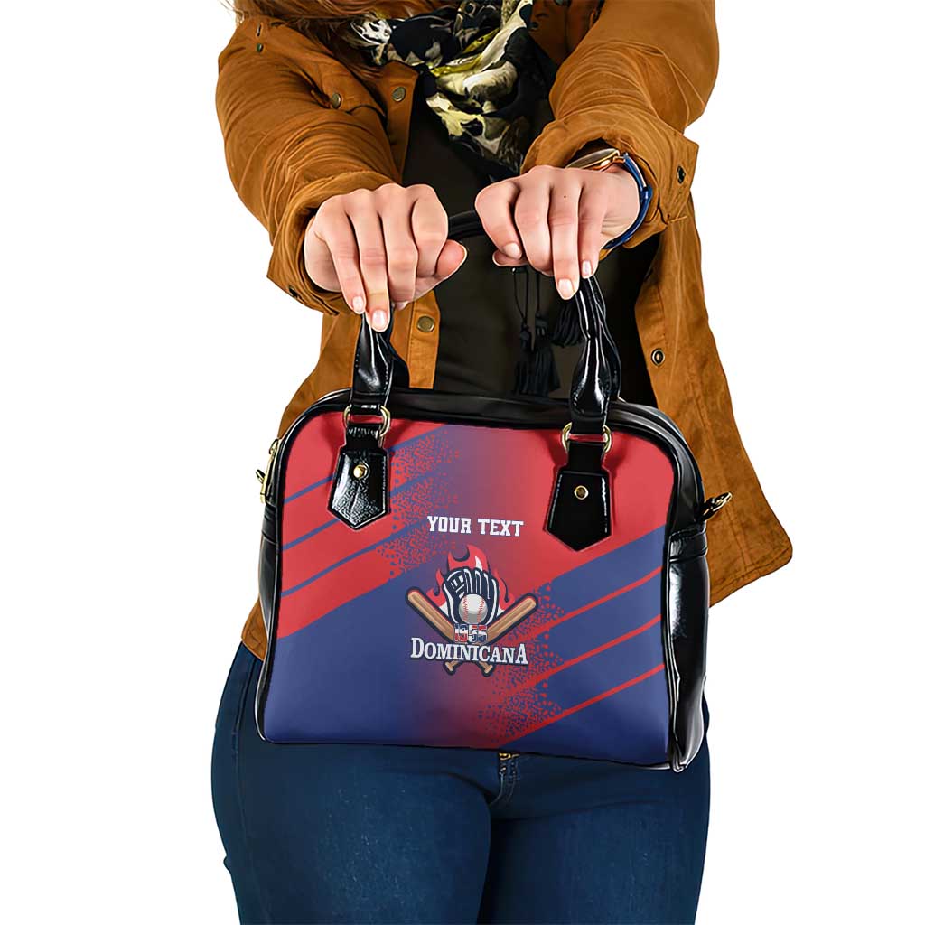 Custom Baseball Dominicana Shoulder Handbag Go Champions Grunge Style