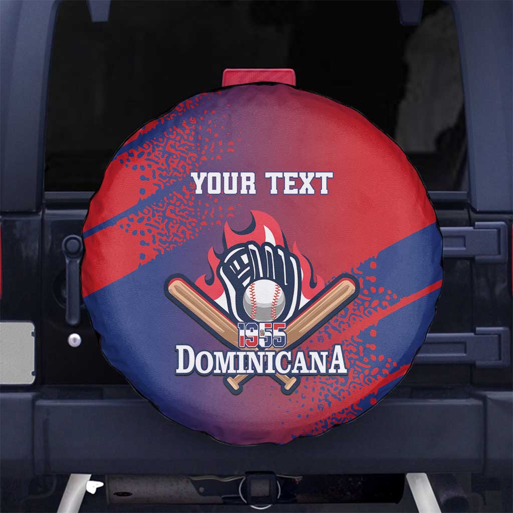 Custom Baseball Dominicana Spare Tire Cover Go Champions Grunge Style - Wonder Print Shop