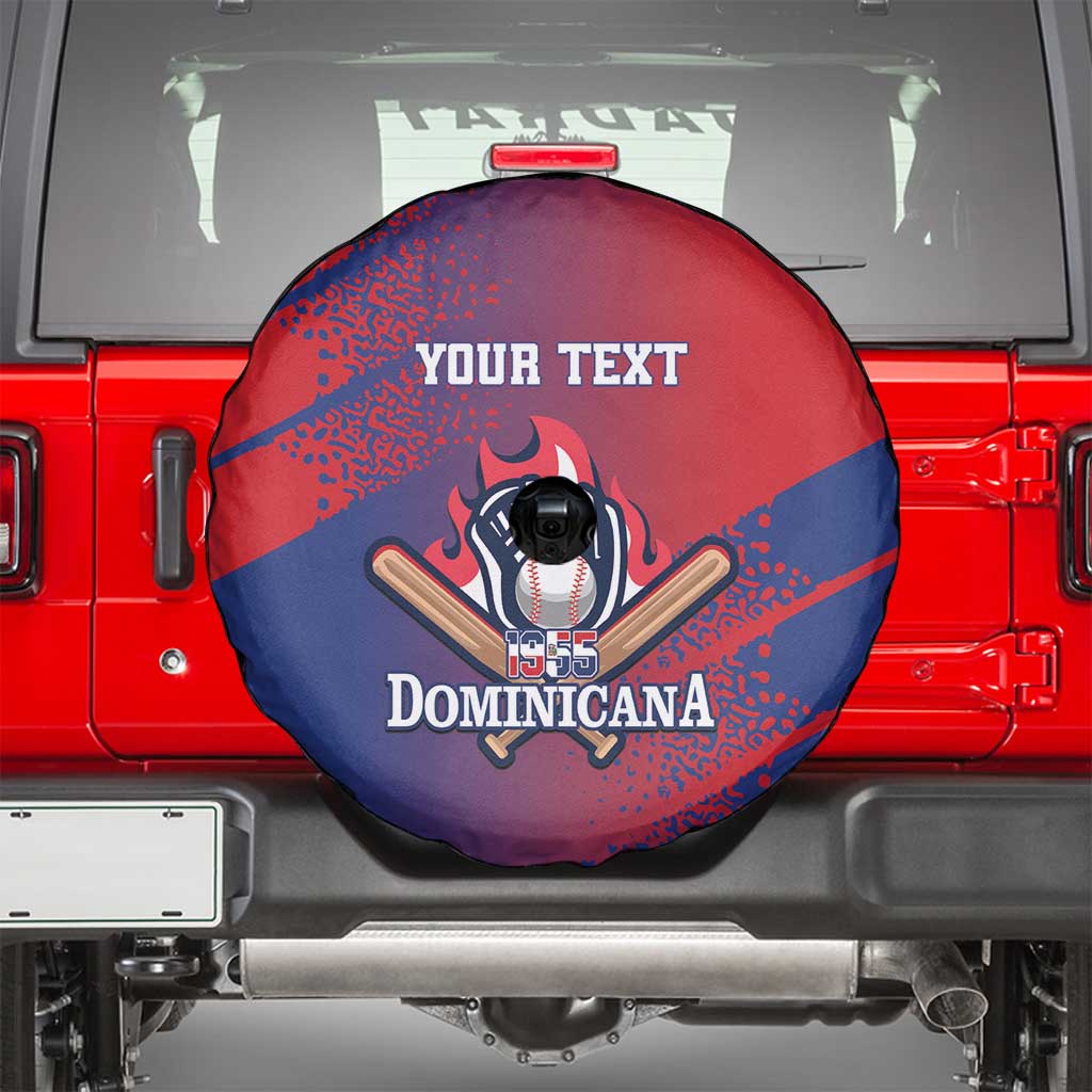 Custom Baseball Dominicana Spare Tire Cover Go Champions Grunge Style - Wonder Print Shop