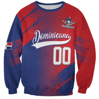 Custom Baseball Dominicana Sweatshirt Go Champions Grunge Style - Wonder Print Shop
