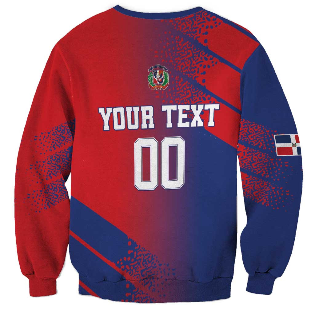 Custom Baseball Dominicana Sweatshirt Go Champions Grunge Style - Wonder Print Shop