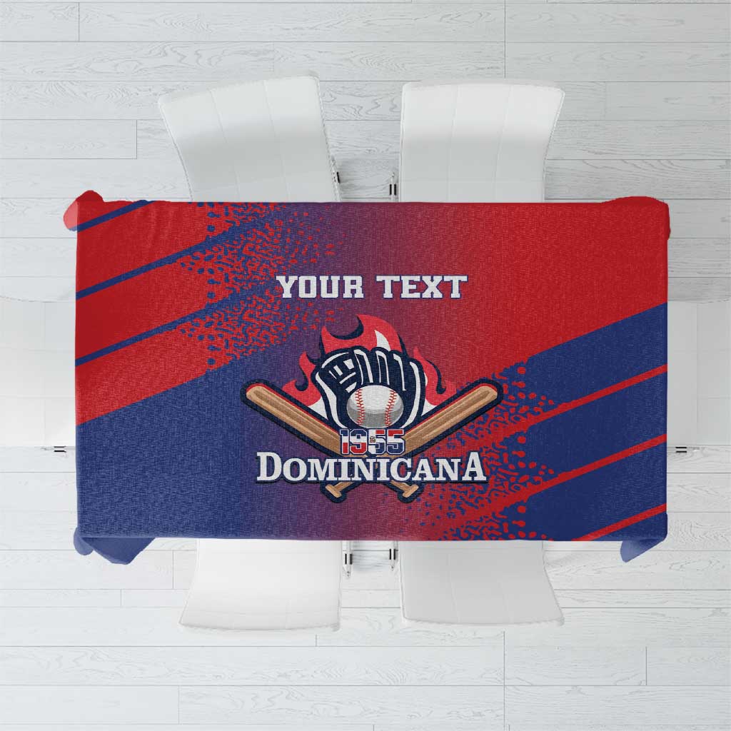 Custom Baseball Dominicana Tablecloth Go Champions Grunge Style - Wonder Print Shop