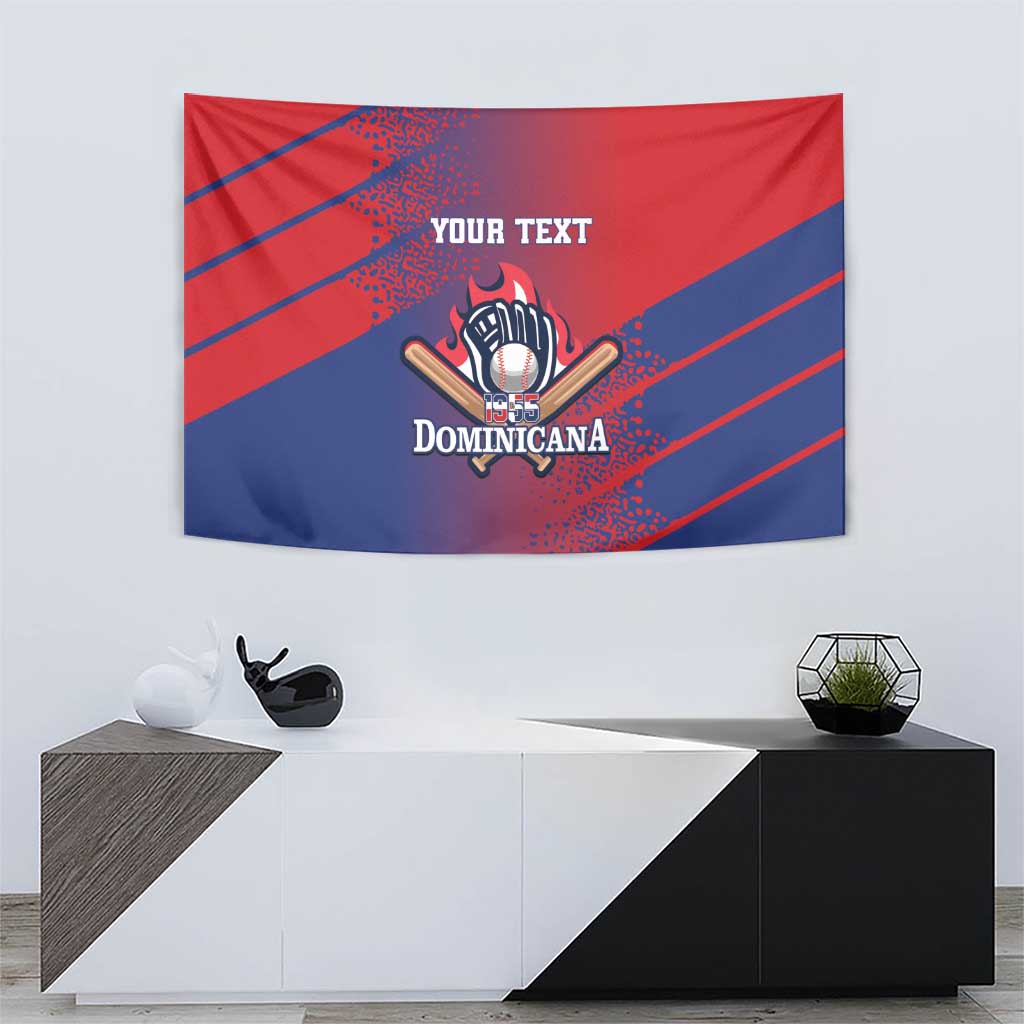 Custom Baseball Dominicana Tapestry Go Champions Grunge Style - Wonder Print Shop
