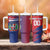 Custom Baseball Dominicana Tumbler With Handle Go Champions Grunge Style - Wonder Print Shop