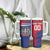 Custom Baseball Dominicana Tumbler With Handle Go Champions Grunge Style - Wonder Print Shop