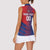 Custom Baseball Dominicana Women Sleeveless Polo Shirt Go Champions Grunge Style - Wonder Print Shop