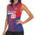 Custom Baseball Dominicana Women Sleeveless Polo Shirt Go Champions Grunge Style - Wonder Print Shop