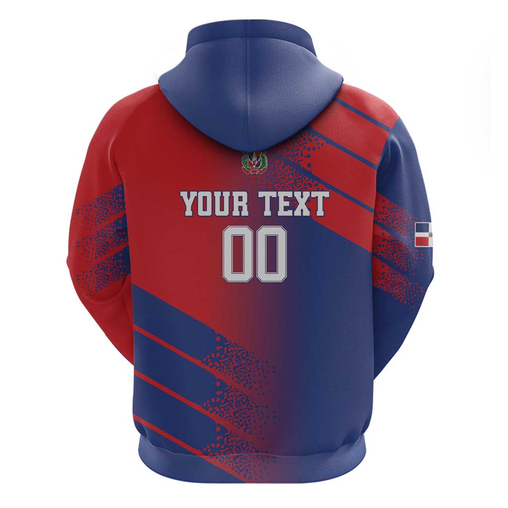 Custom Baseball Dominicana Zip Hoodie Go Champions Grunge Style - Wonder Print Shop