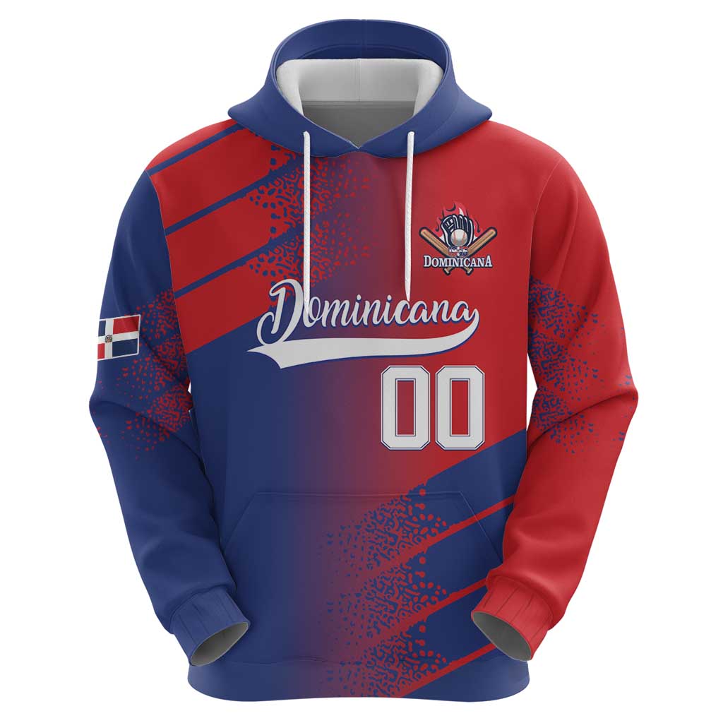Custom Baseball Dominicana Zip Hoodie Go Champions Grunge Style - Wonder Print Shop
