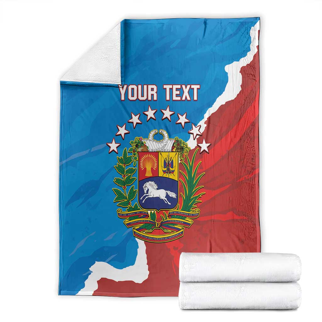 Custom Baseball Venezuela Blanket Go Champions Grunge Style