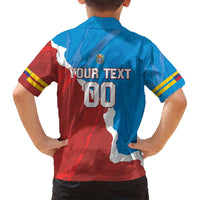 Custom Baseball Venezuela Family Matching Off Shoulder Maxi Dress and Hawaiian Shirt Go Champions Grunge Style - Wonder Print Shop