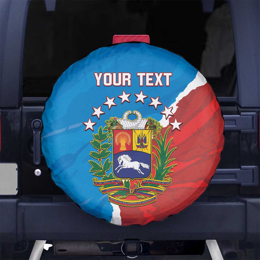 Custom Baseball Venezuela Spare Tire Cover Go Champions Grunge Style - Wonder Print Shop