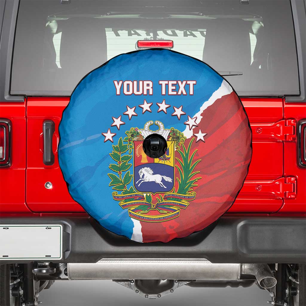Custom Baseball Venezuela Spare Tire Cover Go Champions Grunge Style - Wonder Print Shop