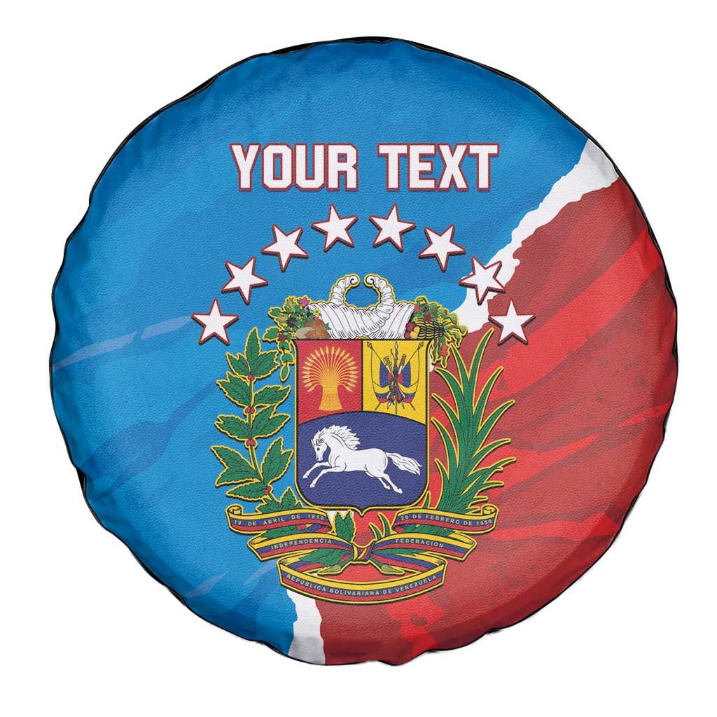 Custom Baseball Venezuela Spare Tire Cover Go Champions Grunge Style - Wonder Print Shop