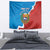 Custom Baseball Venezuela Tapestry Go Champions Grunge Style - Wonder Print Shop