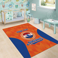 Custom Baseball Netherlands Area Rug Go Champions Sporty Style - Wonder Print Shop