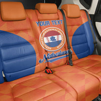 Custom Baseball Netherlands Back Car Seat Cover Go Champions Sporty Style - Wonder Print Shop