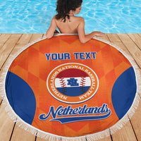 Custom Baseball Netherlands Beach Blanket Go Champions Sporty Style - Wonder Print Shop