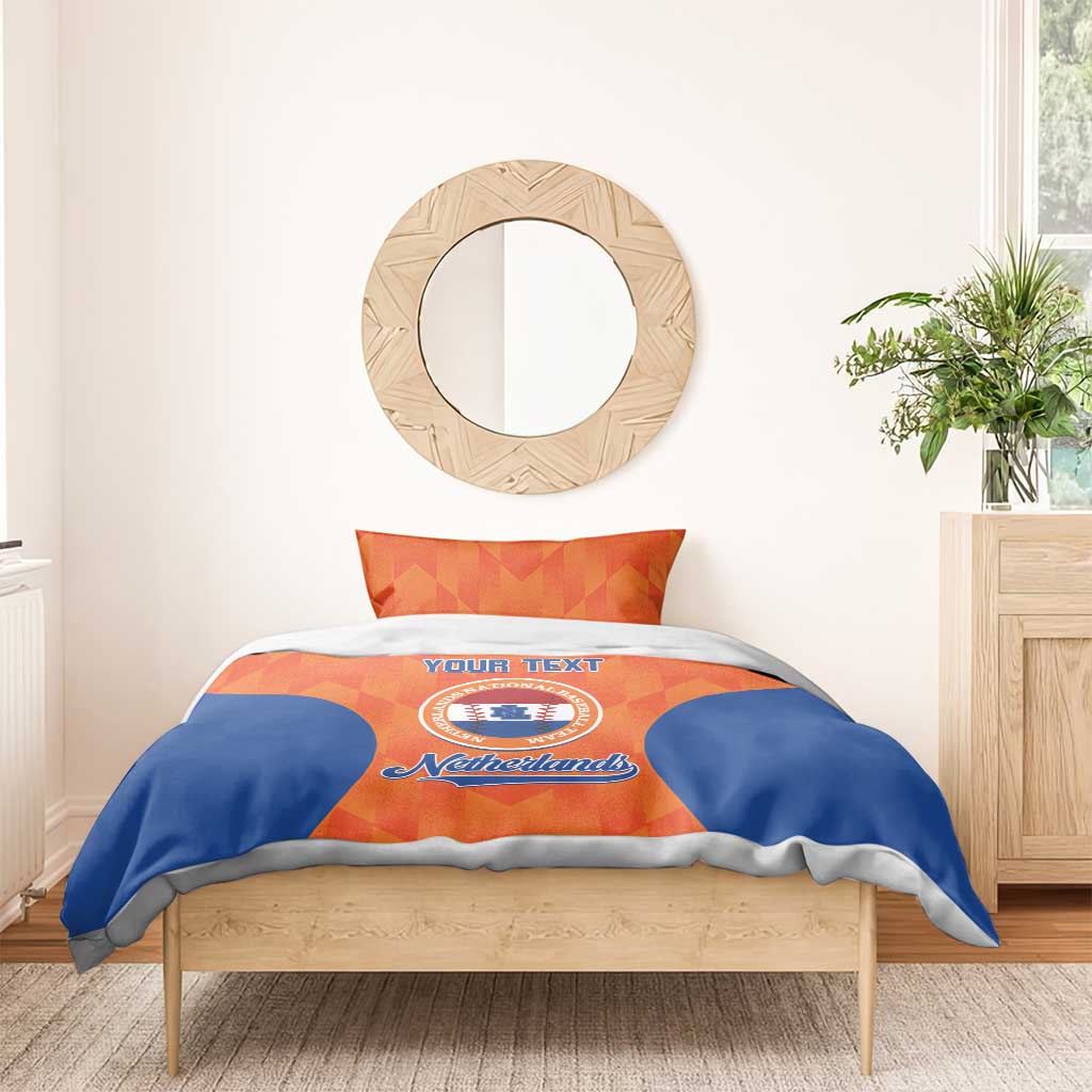 Custom Baseball Netherlands Bedding Set Go Champions Sporty Style - Wonder Print Shop