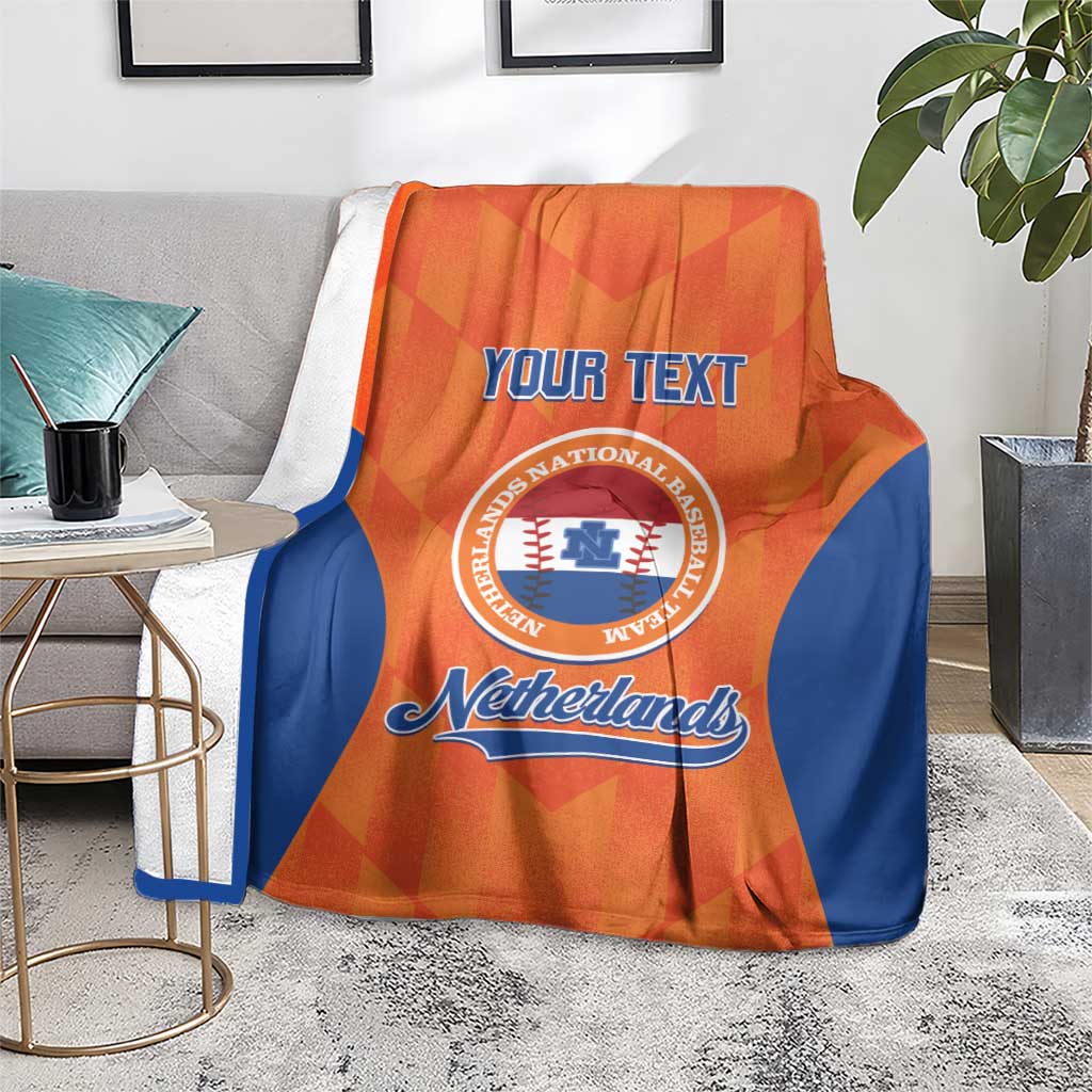 Custom Baseball Netherlands Blanket Go Champions Sporty Style