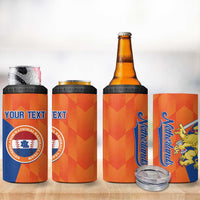 Custom Baseball Netherlands 4 in 1 Can Cooler Tumbler Go Champions Sporty Style - Wonder Print Shop