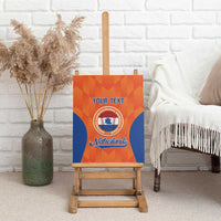Custom Baseball Netherlands Canvas Wall Art Go Champions Sporty Style - Wonder Print Shop