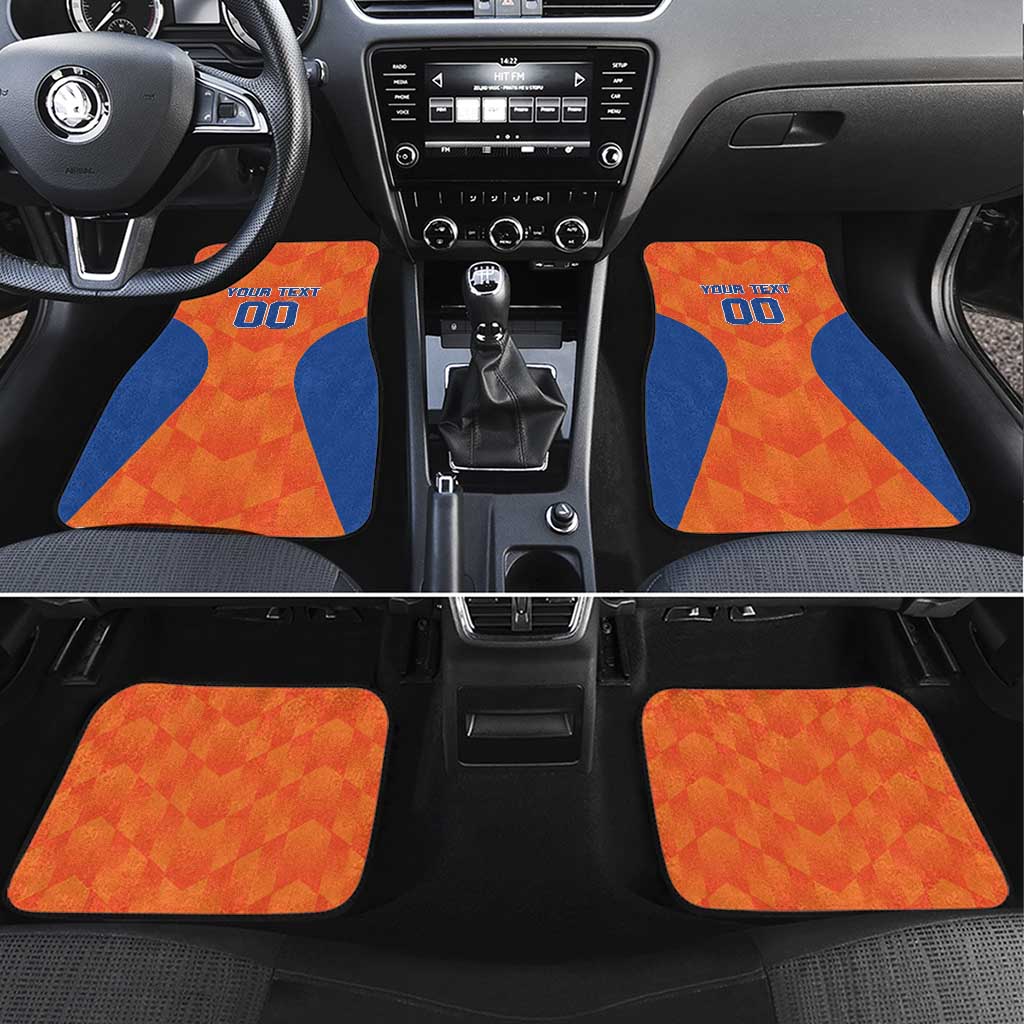 Custom Baseball Netherlands Car Mats Go Champions Sporty Style - Wonder Print Shop
