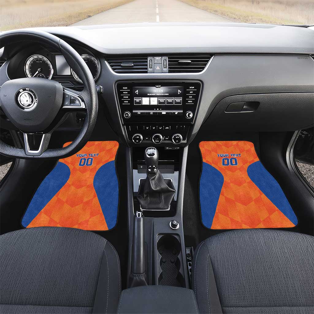 Custom Baseball Netherlands Car Mats Go Champions Sporty Style - Wonder Print Shop