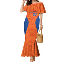 Custom Baseball Netherlands Family Matching Mermaid Dress and Hawaiian Shirt Go Champions Sporty Style - Wonder Print Shop