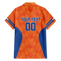 Custom Baseball Netherlands Family Matching Short Sleeve Bodycon Dress and Hawaiian Shirt Go Champions Sporty Style - Wonder Print Shop
