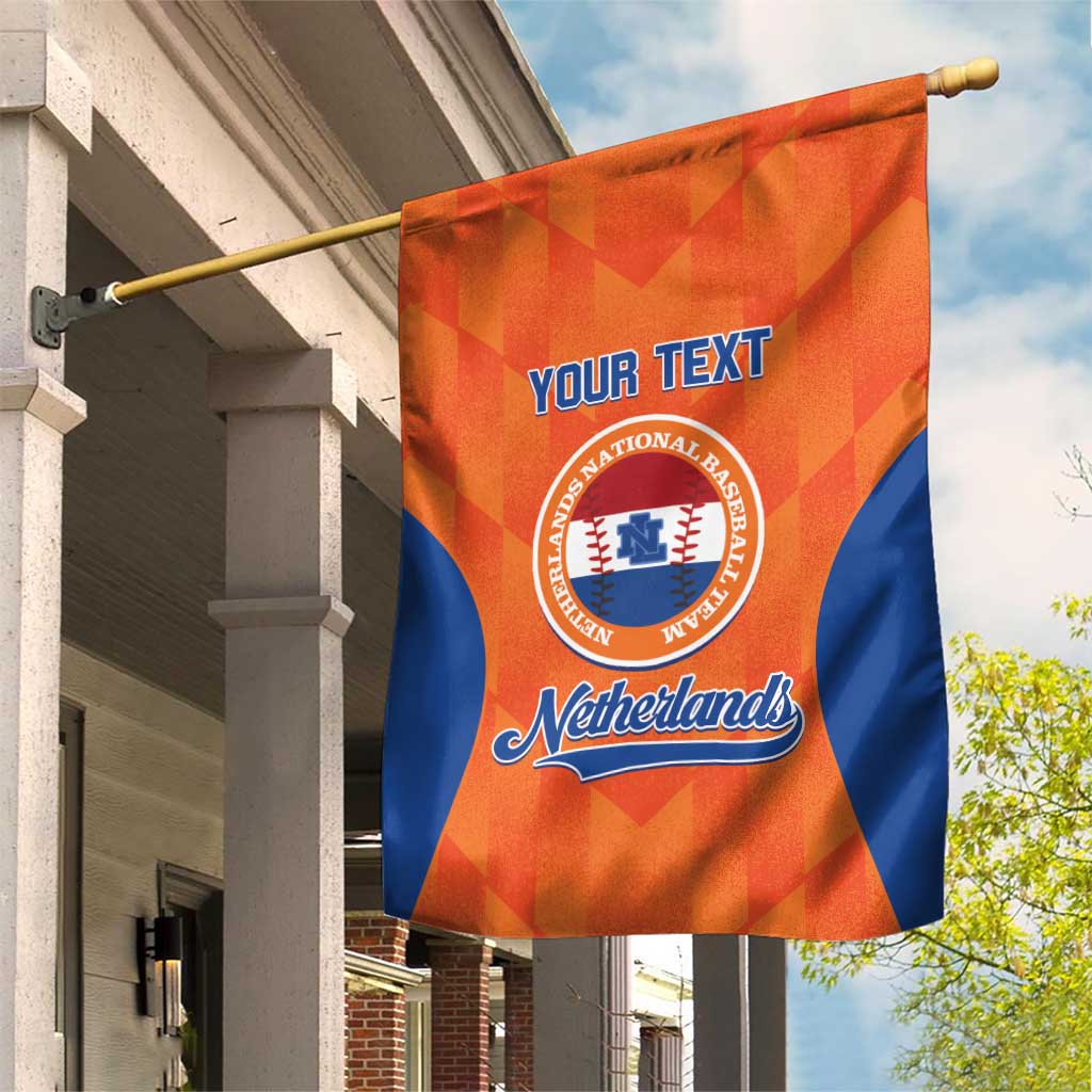 Custom Baseball Netherlands Garden Flag Go Champions Sporty Style - Wonder Print Shop