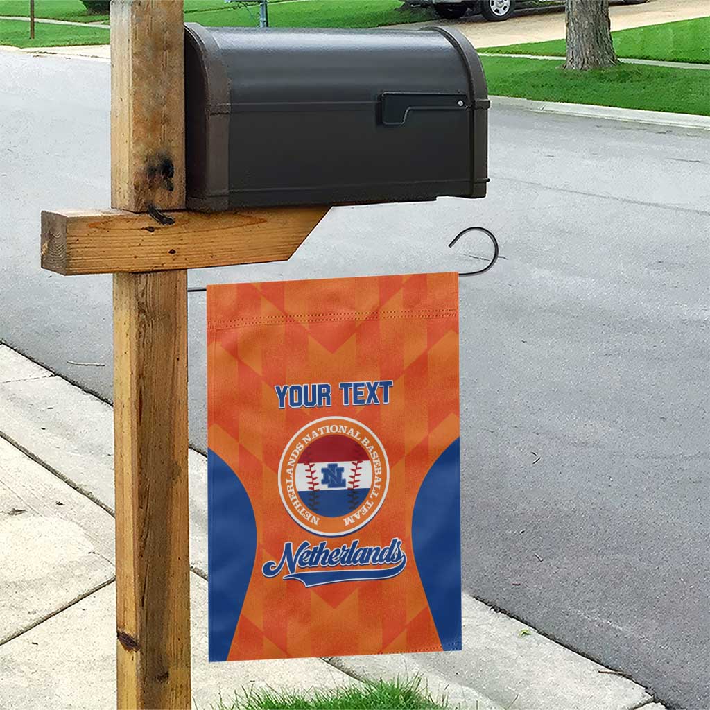Custom Baseball Netherlands Garden Flag Go Champions Sporty Style - Wonder Print Shop