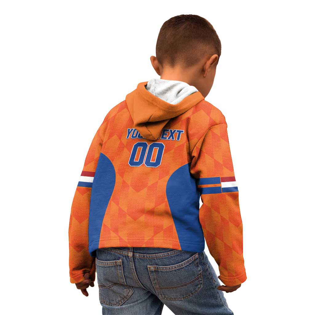 Custom Baseball Netherlands Kid Hoodie Go Champions Sporty Style - Wonder Print Shop