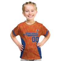 Custom Baseball Netherlands Kid T Shirt Go Champions Sporty Style - Wonder Print Shop