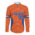 Custom Baseball Netherlands Long Sleeve Button Shirt Go Champions Sporty Style - Wonder Print Shop