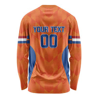 Custom Baseball Netherlands Long Sleeve Shirt Go Champions Sporty Style - Wonder Print Shop