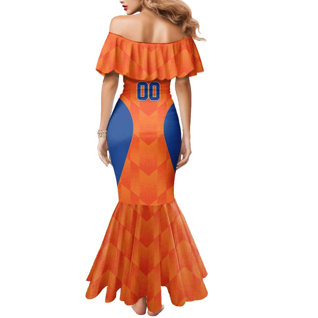 Custom Baseball Netherlands Mermaid Dress Go Champions Sporty Style - Wonder Print Shop