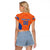 Custom Baseball Netherlands Raglan Cropped T Shirt Go Champions Sporty Style - Wonder Print Shop