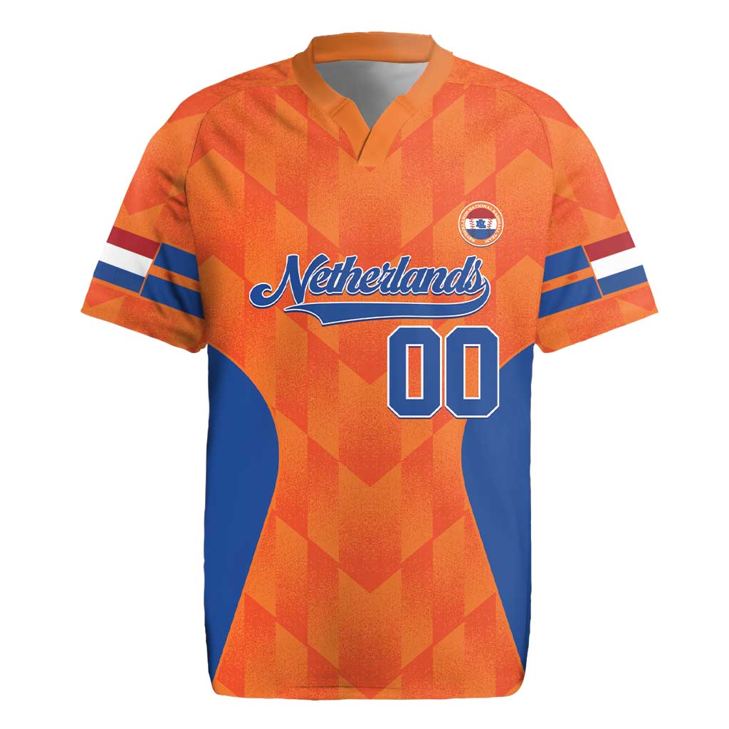 Custom Baseball Netherlands Rugby Jersey Go Champions Sporty Style - Wonder Print Shop