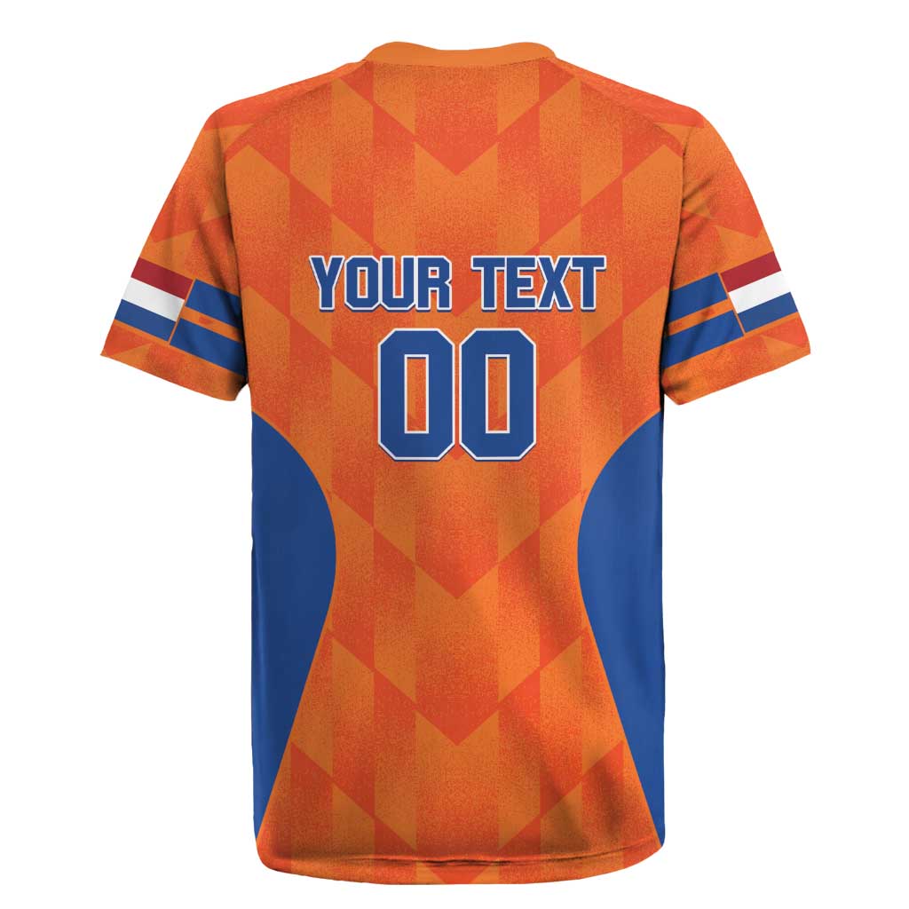 Custom Baseball Netherlands Rugby Jersey Go Champions Sporty Style - Wonder Print Shop