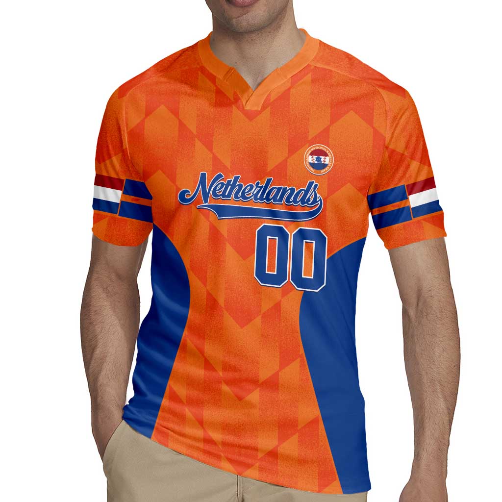 Custom Baseball Netherlands Rugby Jersey Go Champions Sporty Style - Wonder Print Shop