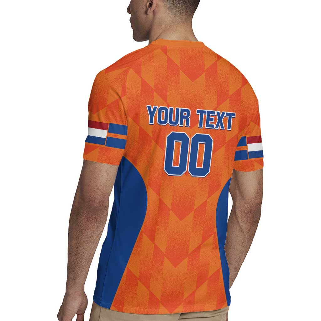 Custom Baseball Netherlands Rugby Jersey Go Champions Sporty Style - Wonder Print Shop