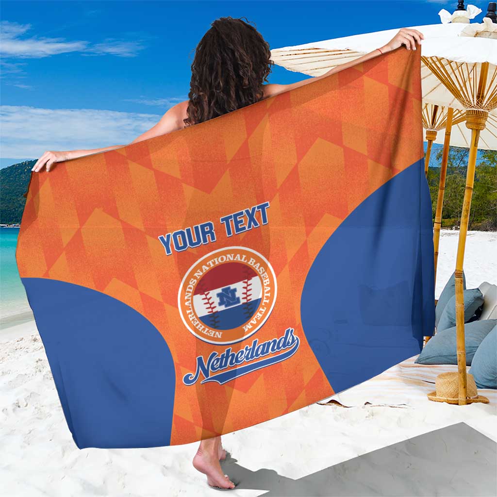 Custom Baseball Netherlands Sarong Go Champions Sporty Style - Wonder Print Shop