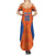Custom Baseball Netherlands Summer Maxi Dress Go Champions Sporty Style - Wonder Print Shop