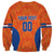 Custom Baseball Netherlands Sweatshirt Go Champions Sporty Style - Wonder Print Shop