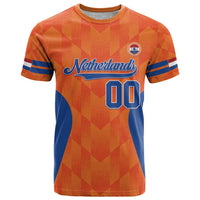 Custom Baseball Netherlands T Shirt Go Champions Sporty Style - Wonder Print Shop