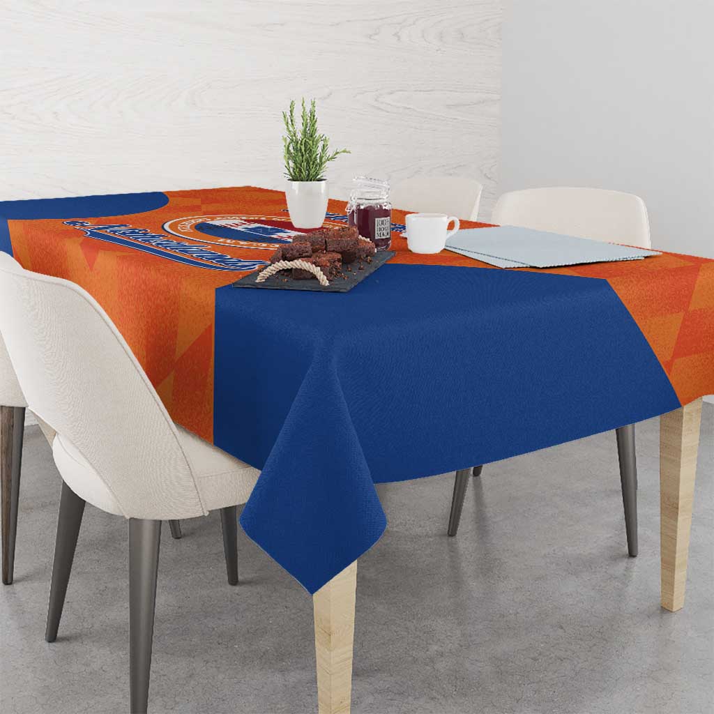 Custom Baseball Netherlands Tablecloth Go Champions Sporty Style - Wonder Print Shop