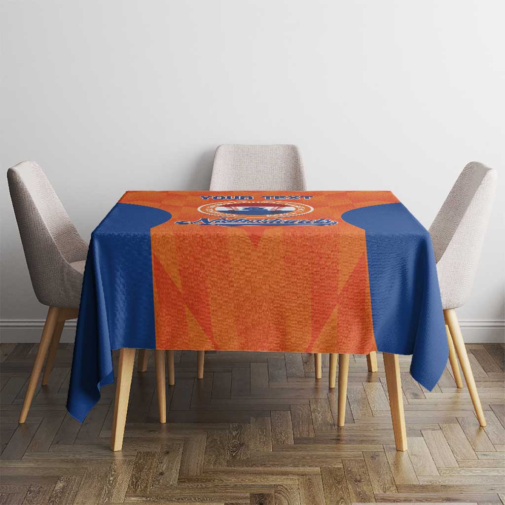 Custom Baseball Netherlands Tablecloth Go Champions Sporty Style - Wonder Print Shop