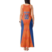 Custom Baseball Netherlands Tank Maxi Dress Go Champions Sporty Style - Wonder Print Shop