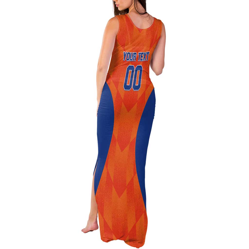 Custom Baseball Netherlands Tank Maxi Dress Go Champions Sporty Style - Wonder Print Shop